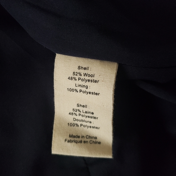 L'AGENCE Emmi Peacoat Wool Coat 0 - Picture 8 of 13